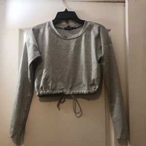 Tie waist jogger set: top only